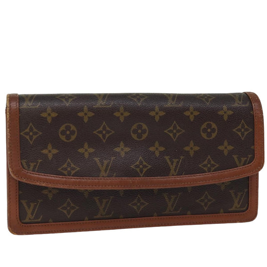 LOUIS VUITTON Monogram Pochette Dam GM Clutch Bag M51810 LV bs14816