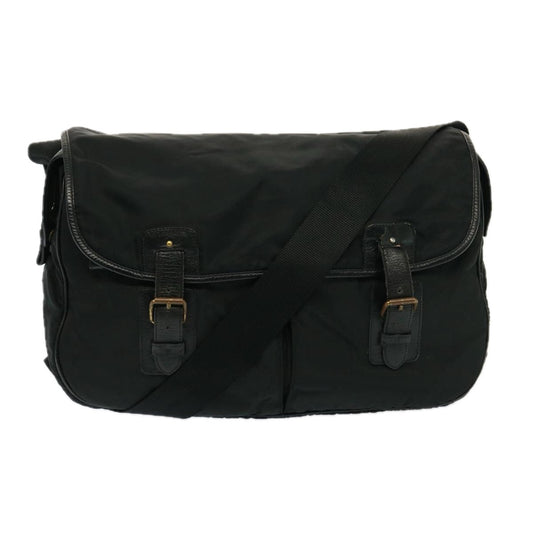 PRADA Shoulder Bag Nylon Black  bs14922