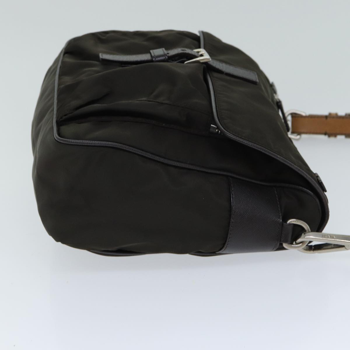 PRADA Shoulder Bag Nylon Brown  bs14967