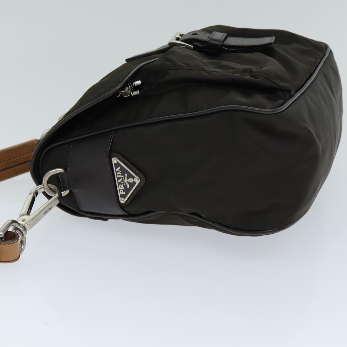 PRADA Shoulder Bag Nylon Brown  bs14967
