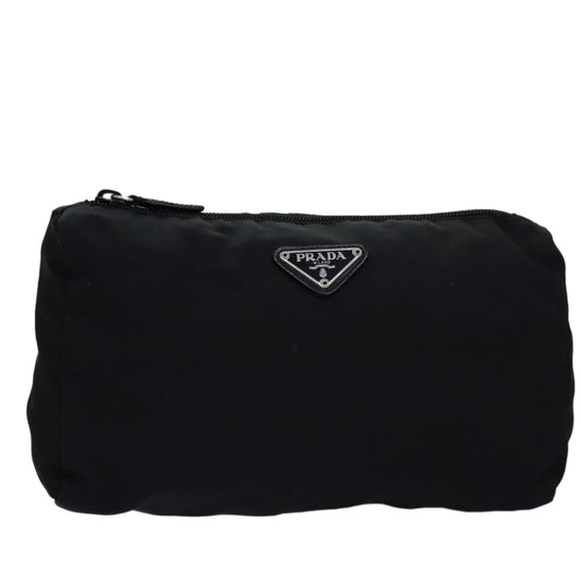 PRADA Pouch Nylon Black  bs15014