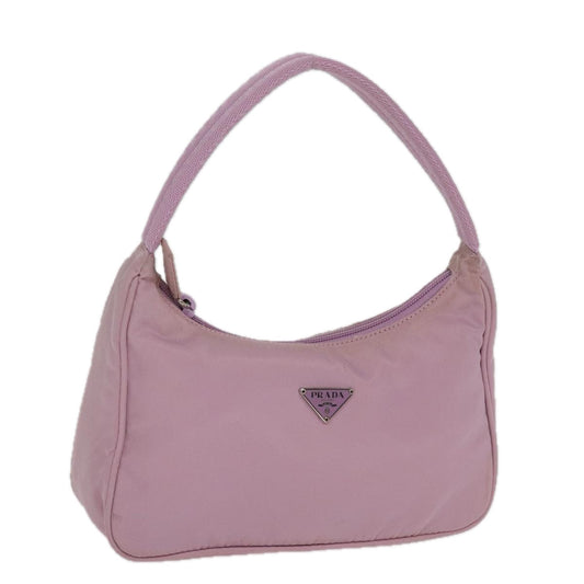 PRADA Hand Bag Nylon Pink  bs15043