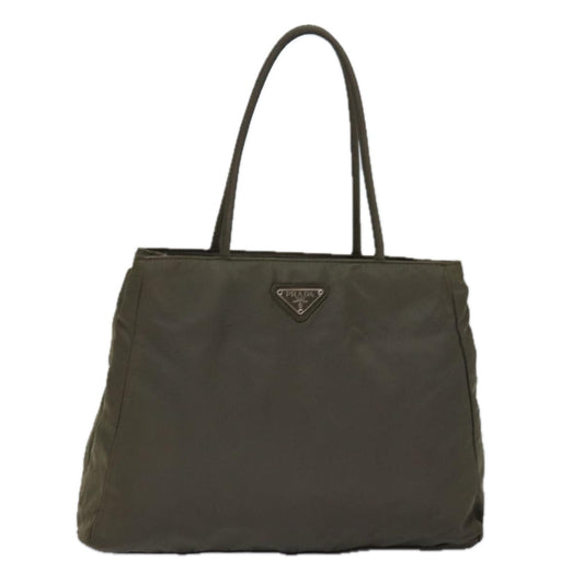 PRADA Hand Bag Nylon Khaki  bs15044