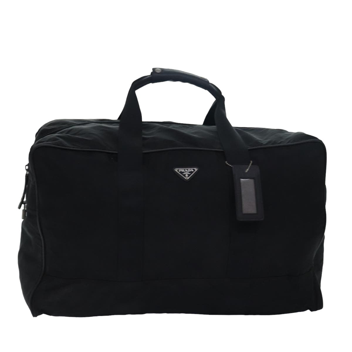 PRADA Boston Bag Enamel 2way Black  bs15045