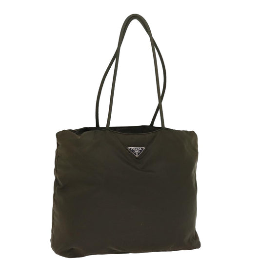 PRADA Tote Bag Nylon Khaki  bs15063