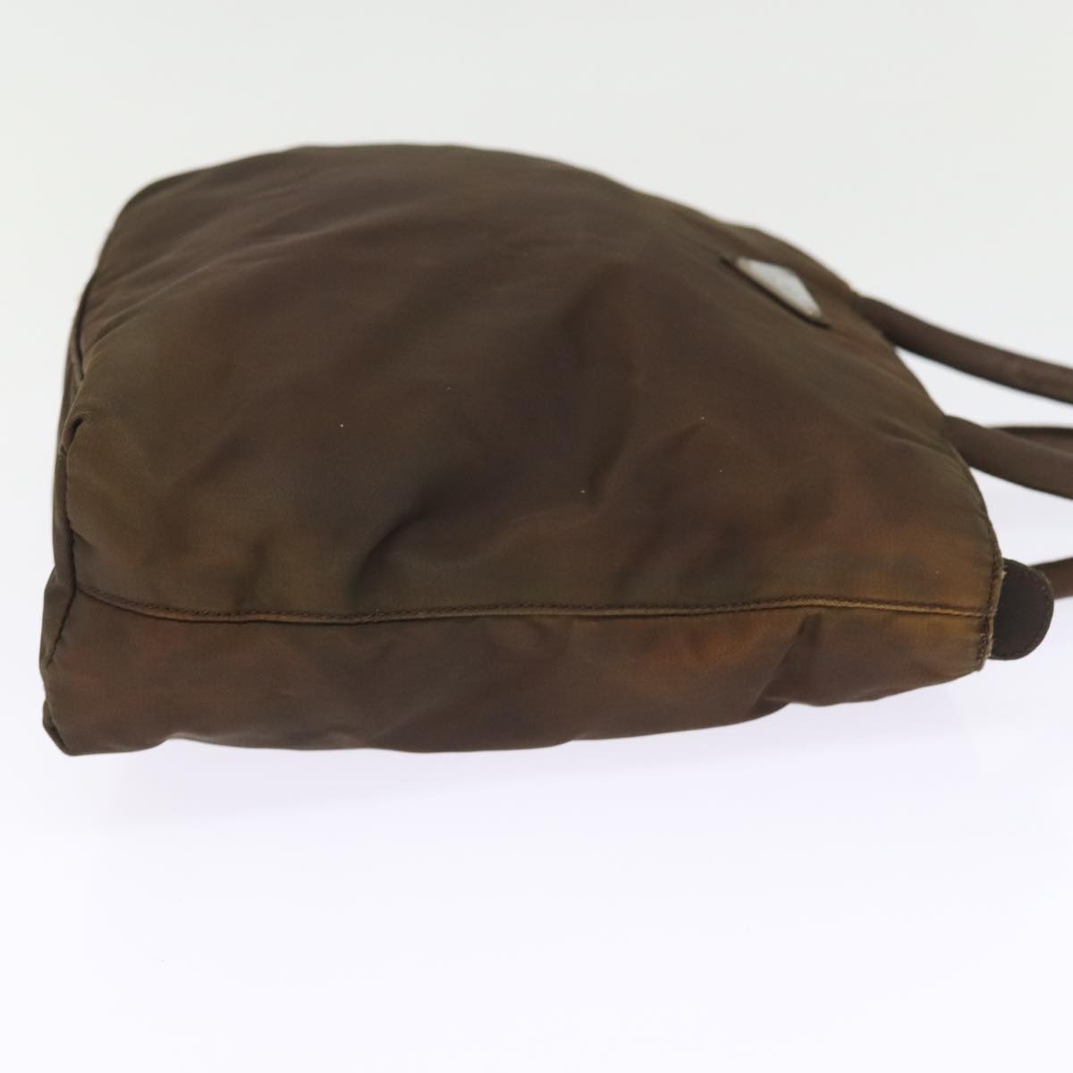 PRADA Hand Bag Nylon Brown  bs15065