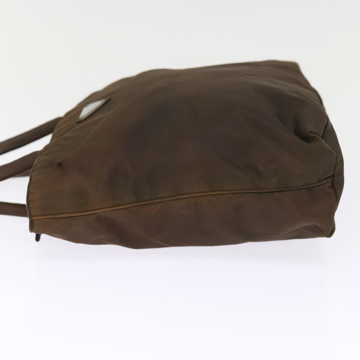 PRADA Hand Bag Nylon Brown  bs15065