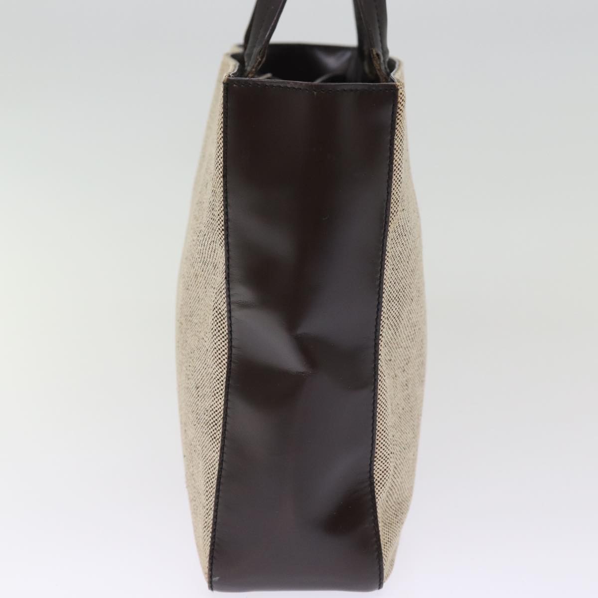 PRADA Hand Bag Canvas 2way Beige  bs15067