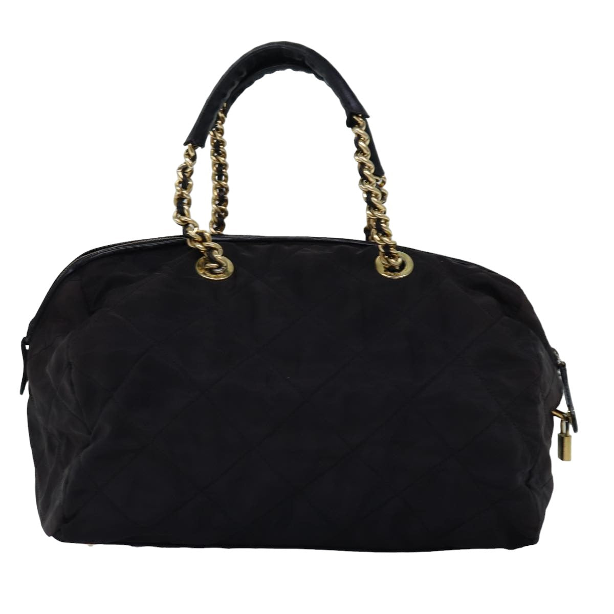 PRADA Hand Bag Nylon Black  bs15075