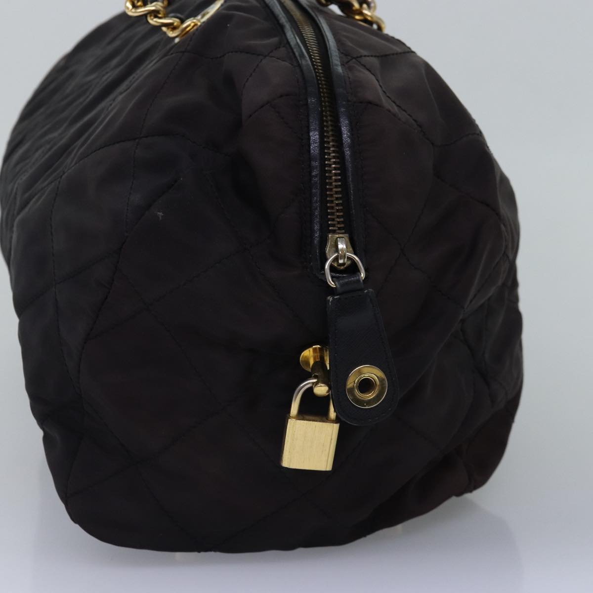 PRADA Hand Bag Nylon Black  bs15075