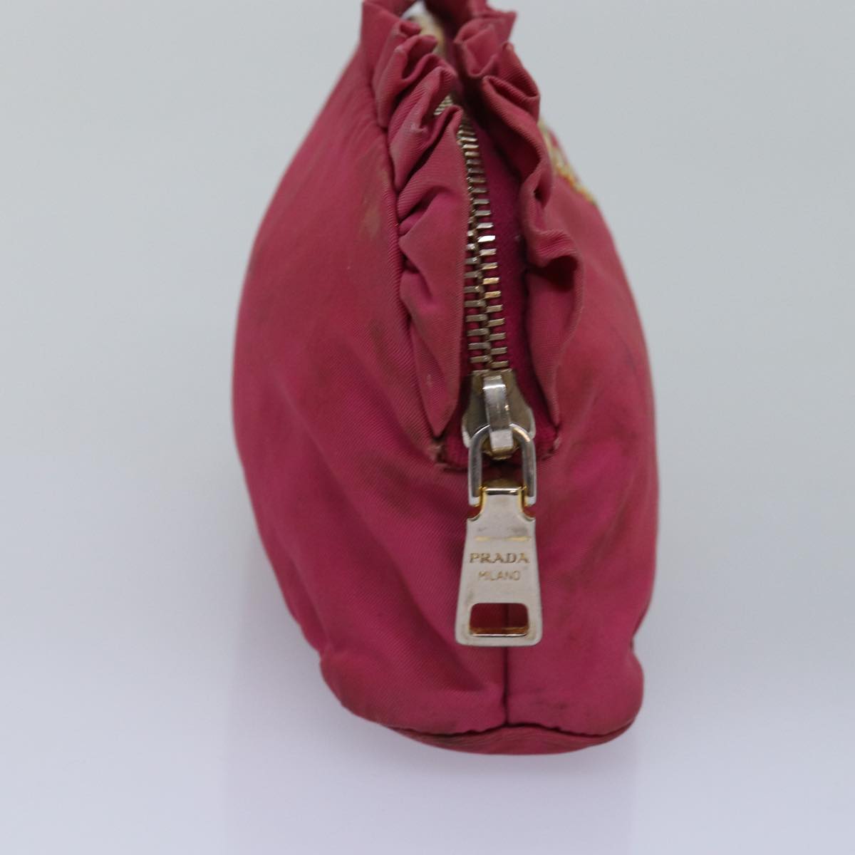 PRADA Pouch Nylon Pink  bs15113