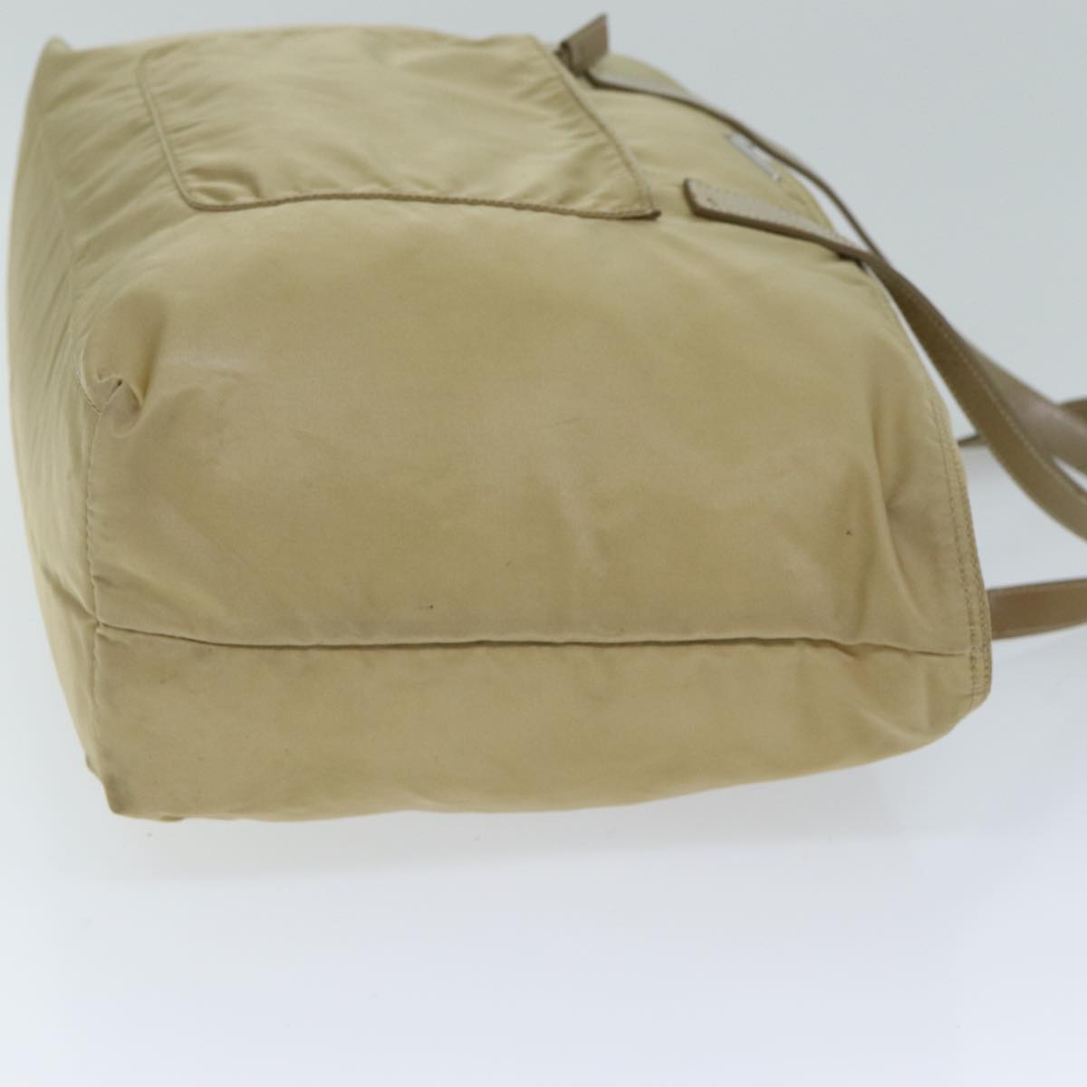 PRADA Tote Bag Nylon Beige  bs15117