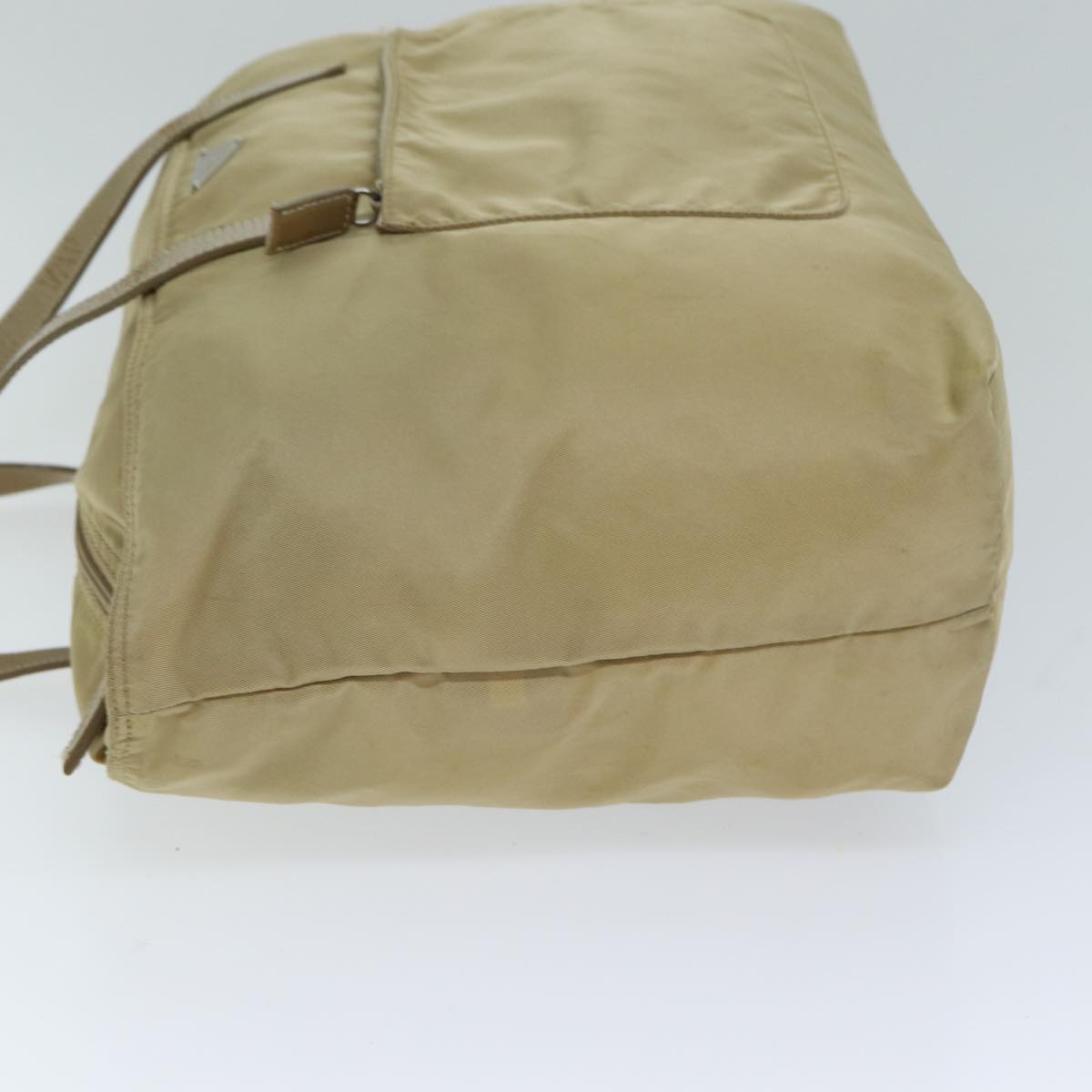 PRADA Tote Bag Nylon Beige  bs15117