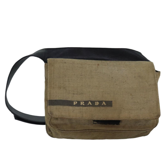 PRADA Waist bag Canvas Beige  bs15210