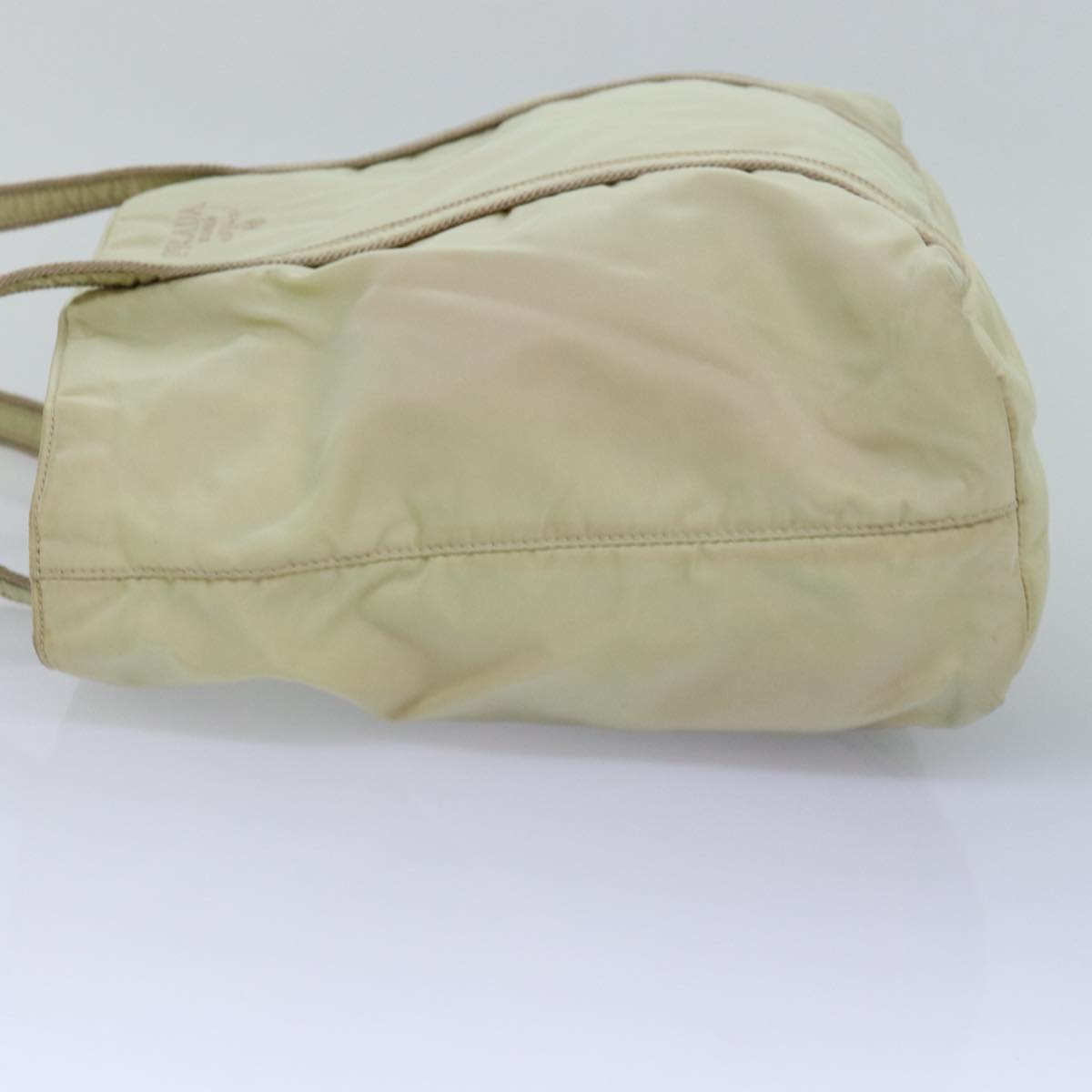 PRADA Tote Bag Nylon Beige  bs15267