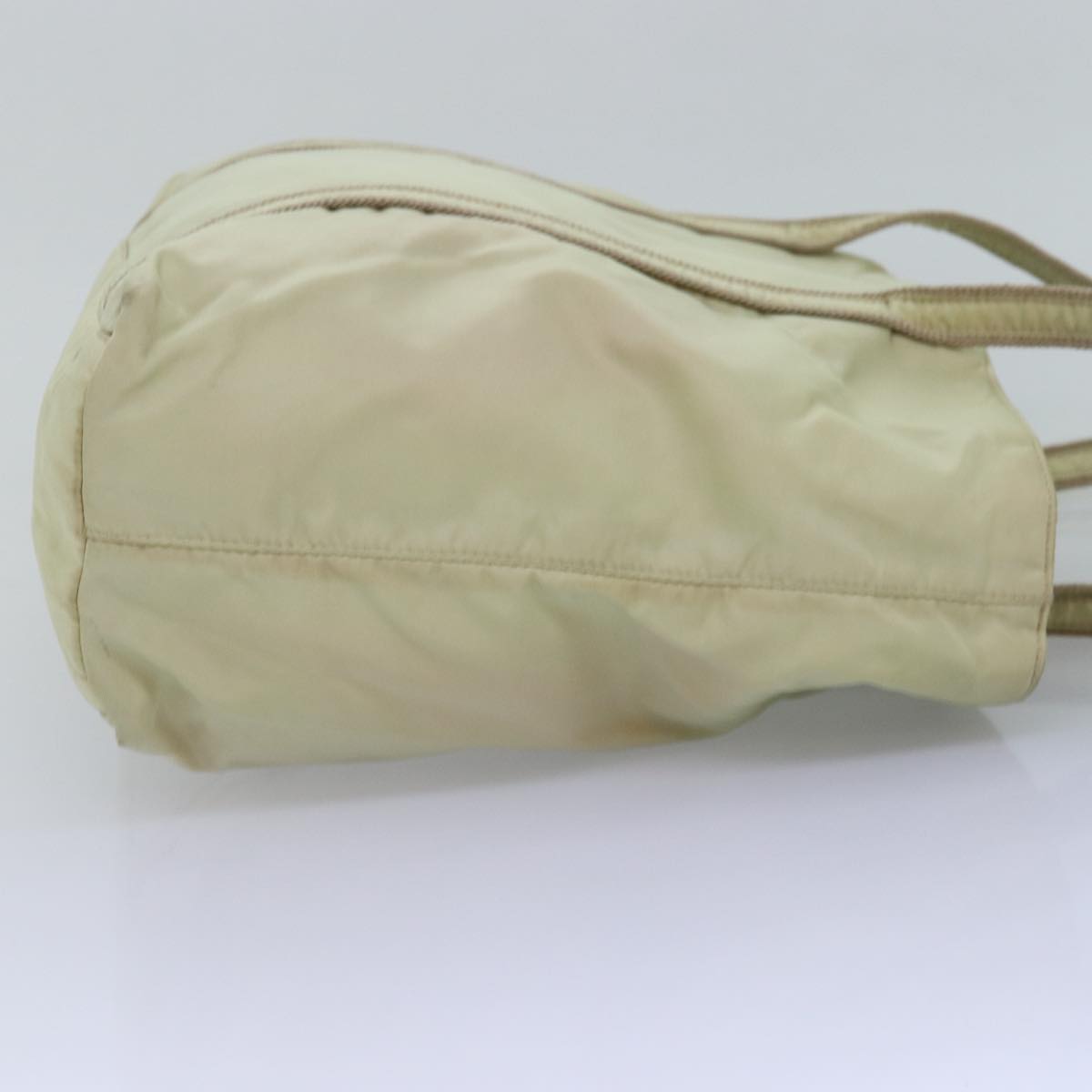 PRADA Tote Bag Nylon Beige  bs15267