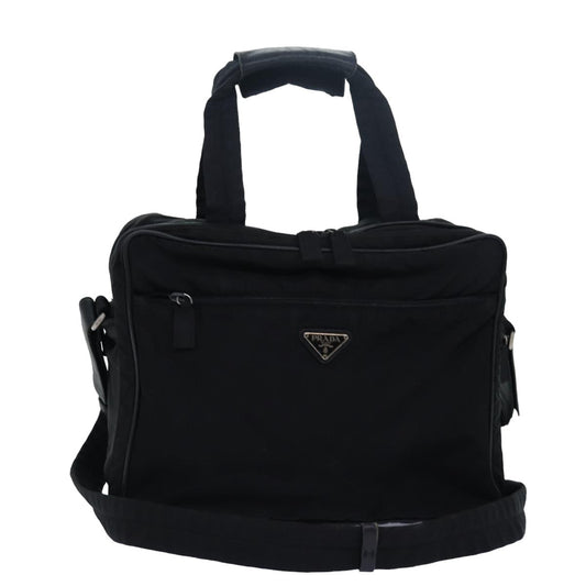 PRADA Hand Bag Nylon Black  bs15269