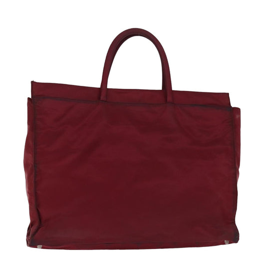 PRADA Hand Bag Nylon Red  bs15270