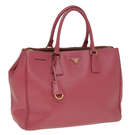 PRADA Galleria Hand Bag Safiano leather Pink  bs15375