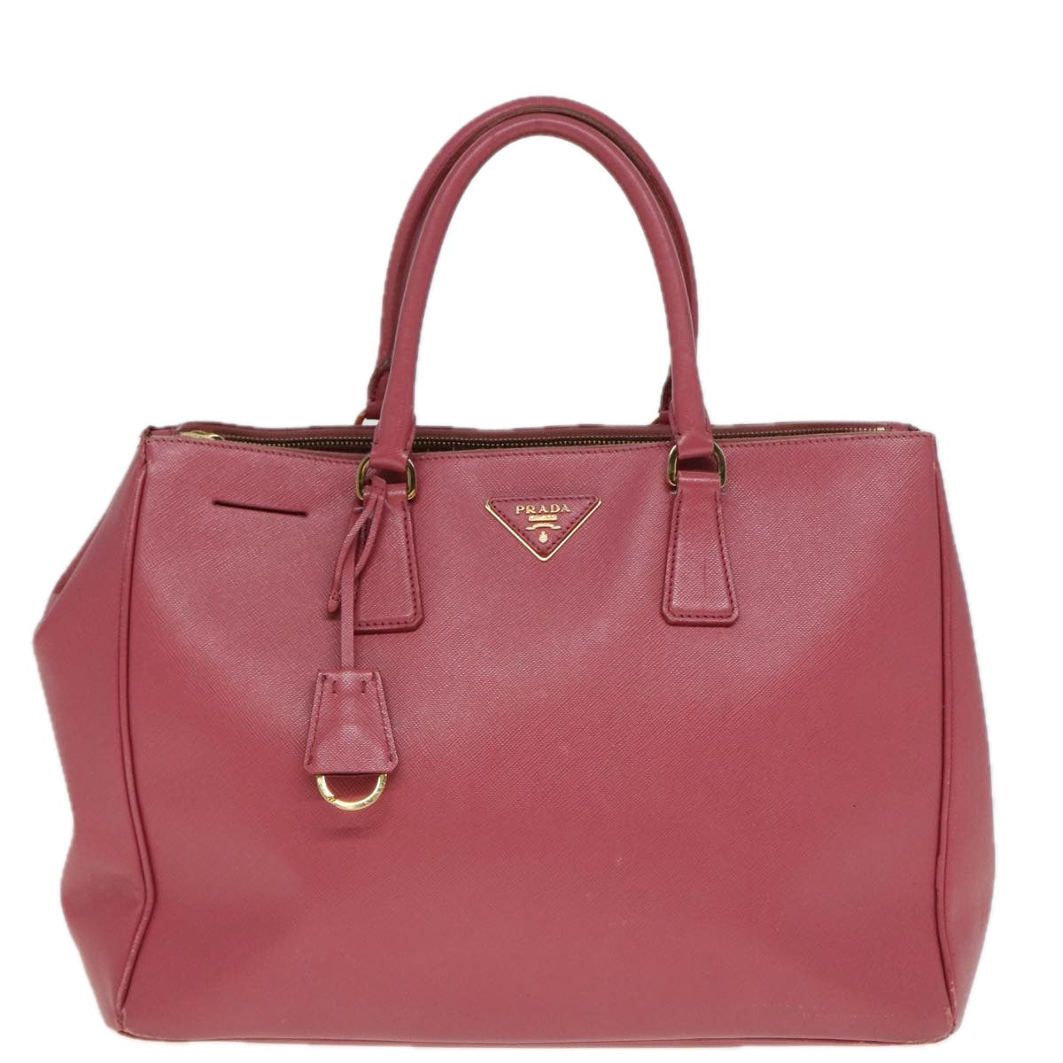 PRADA Galleria Hand Bag Safiano leather Pink  bs15375
