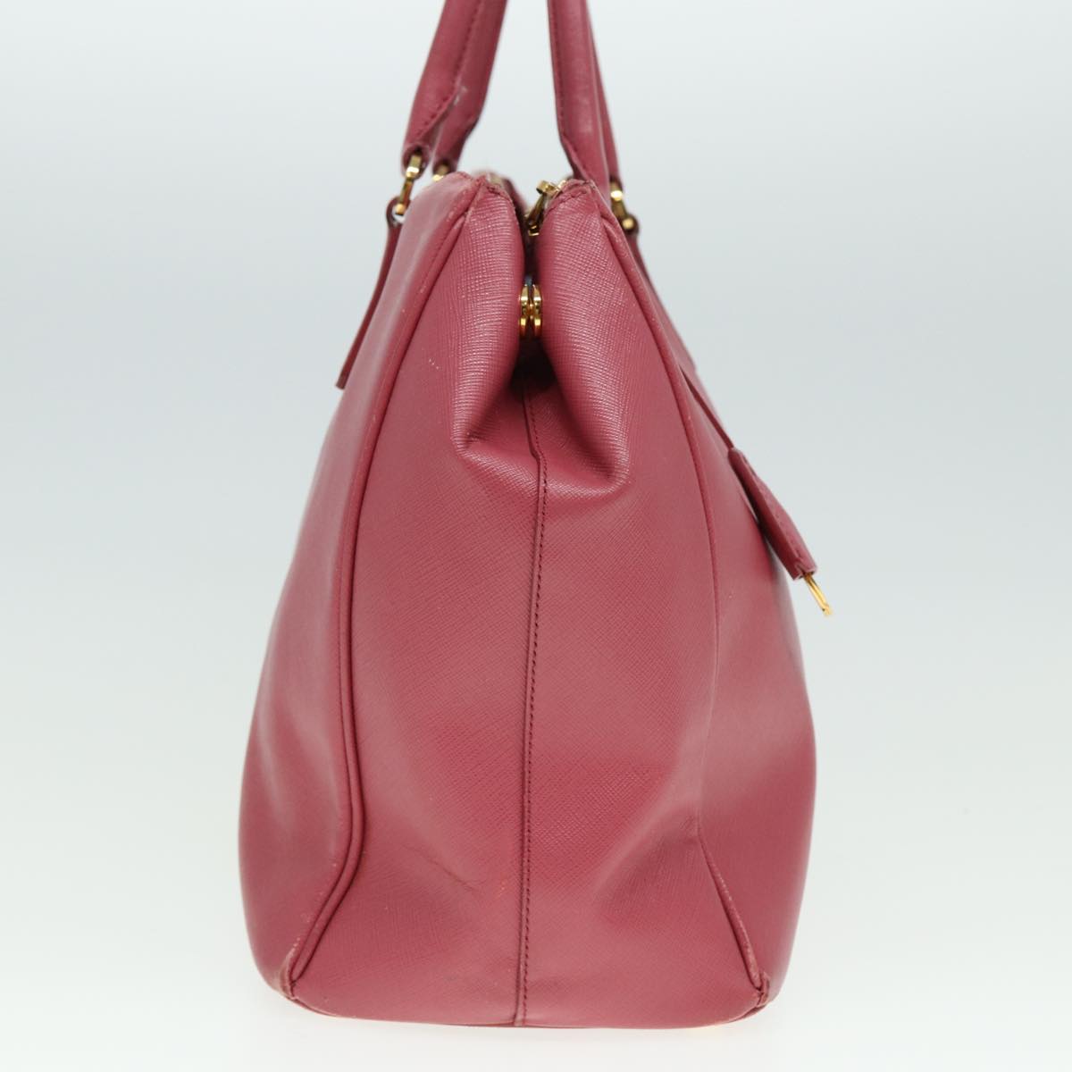 PRADA Galleria Hand Bag Safiano leather Pink  bs15375