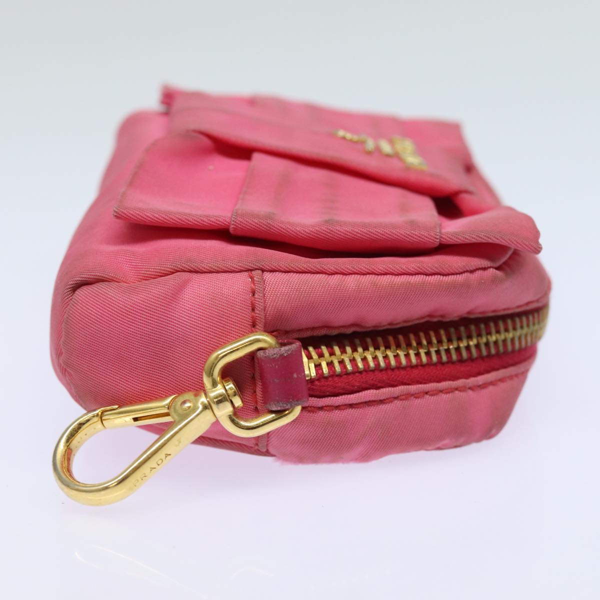 PRADA Pouch Nylon Pink Pink  bs15412