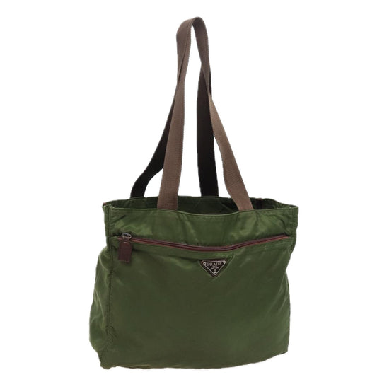 PRADA Tote Bag Nylon Khaki  bs15486