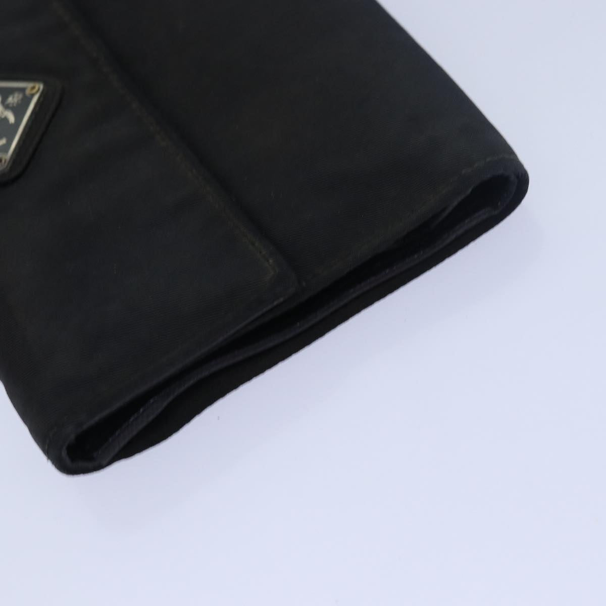 PRADA Wallet Nylon Leather 5Set Black  bs15530