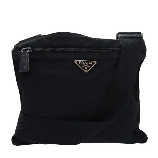 PRADA Shoulder Bag Nylon Black  bs15593