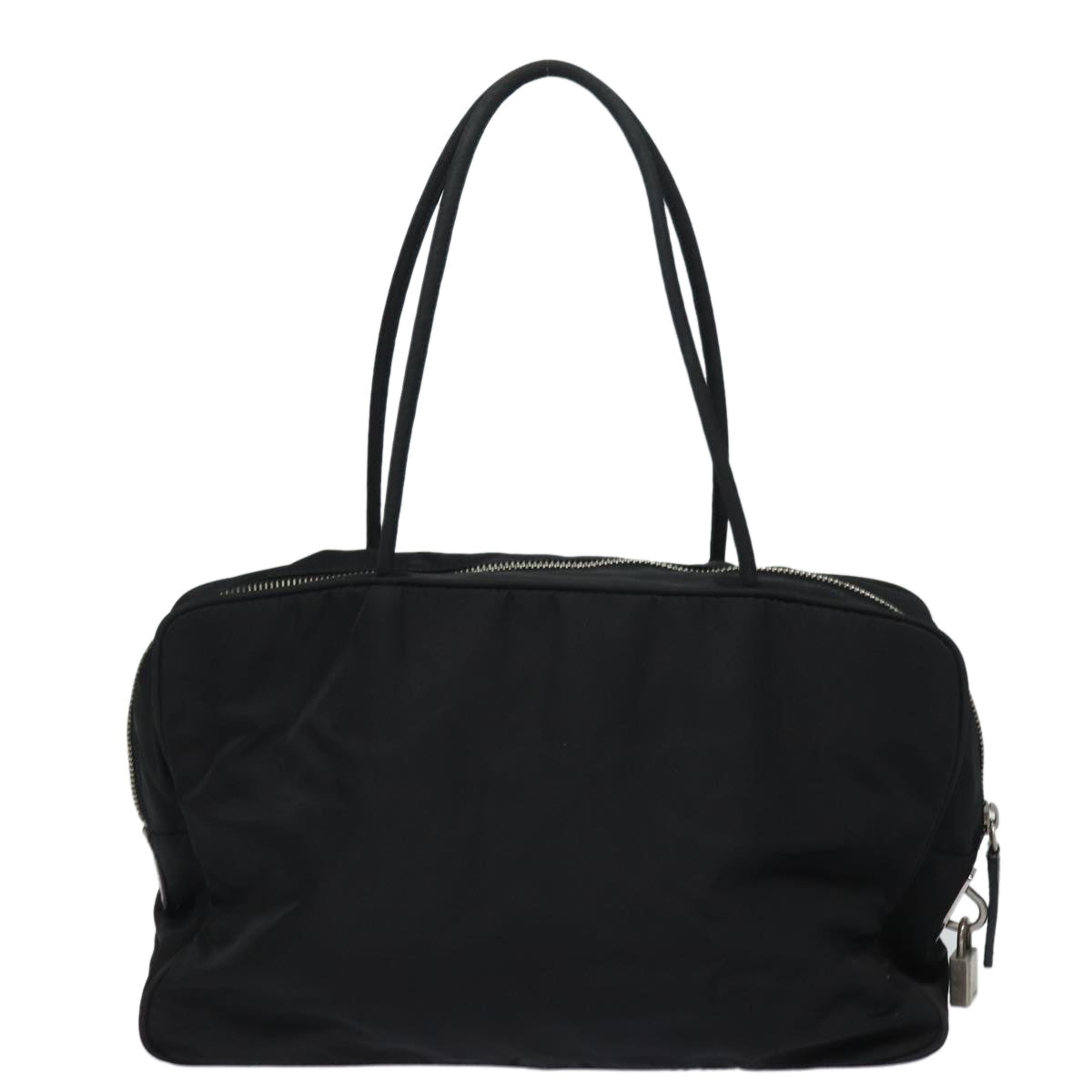 PRADA Hand Bag Nylon Black  bs15594