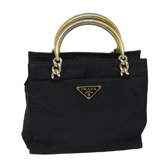 PRADA Hand Bag Nylon Black  bs15602