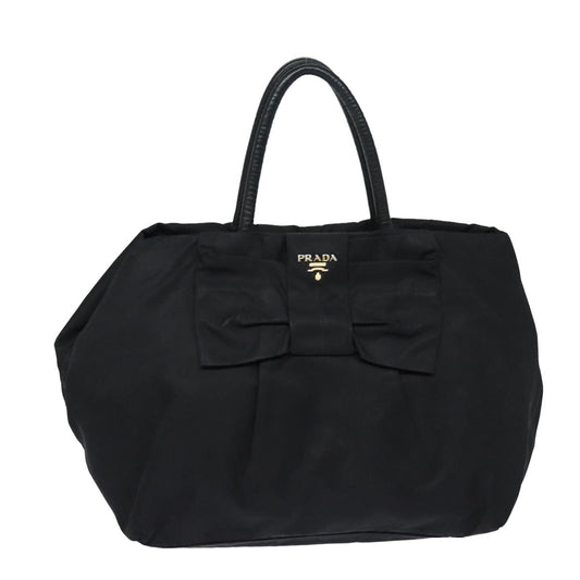 PRADA Hand Bag Nylon Black  bs15603