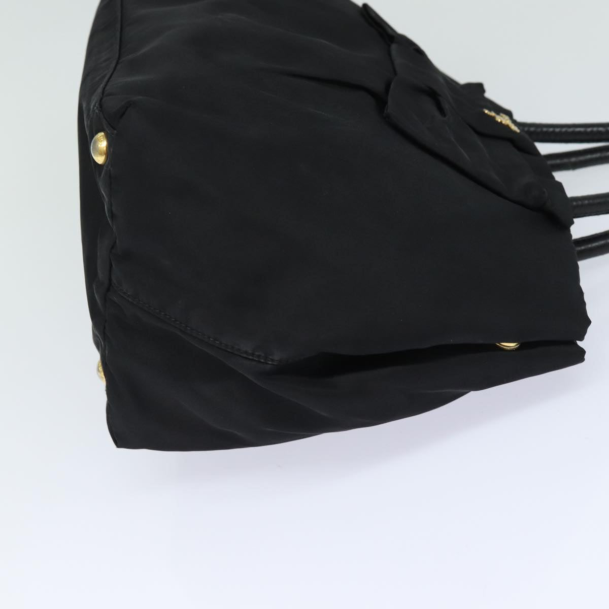 PRADA Hand Bag Nylon Black  bs15603