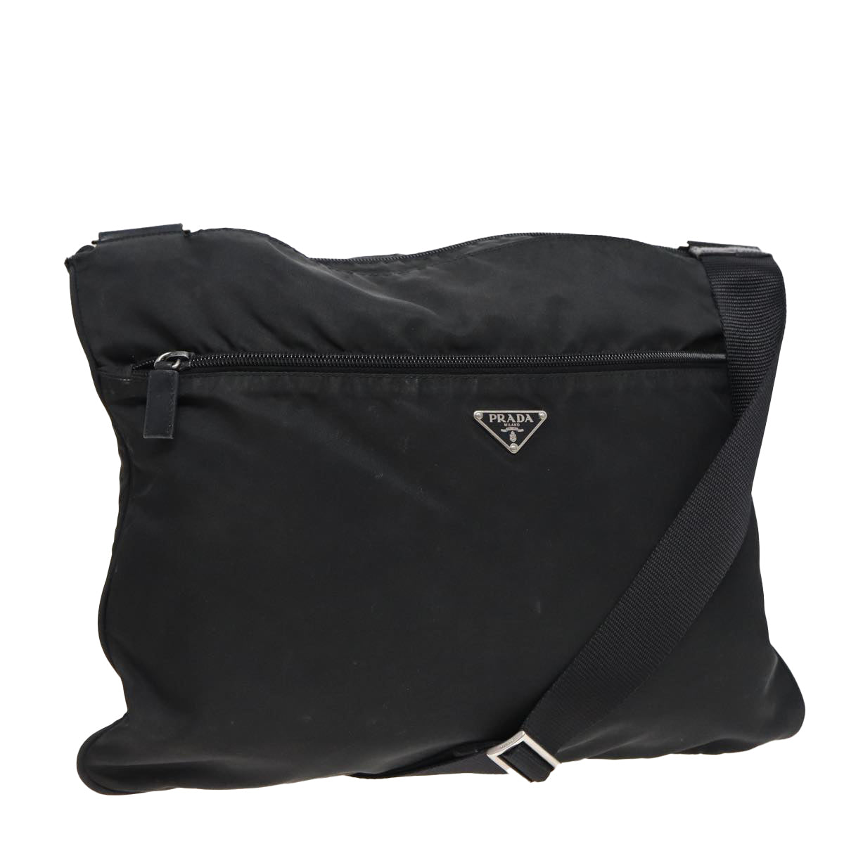PRADA Shoulder Bag Nylon Black  bs15604