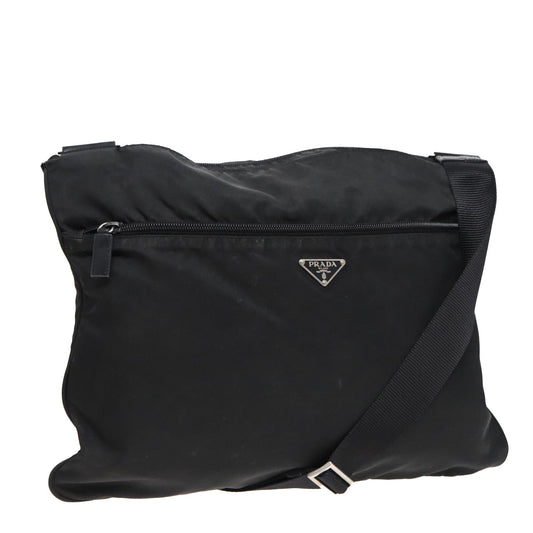 PRADA Shoulder Bag Nylon Black  bs15604