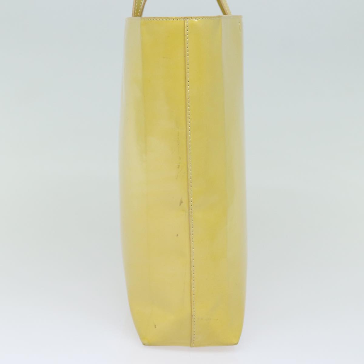 PRADA Hand Bag Patent leather Yellow  bs15609