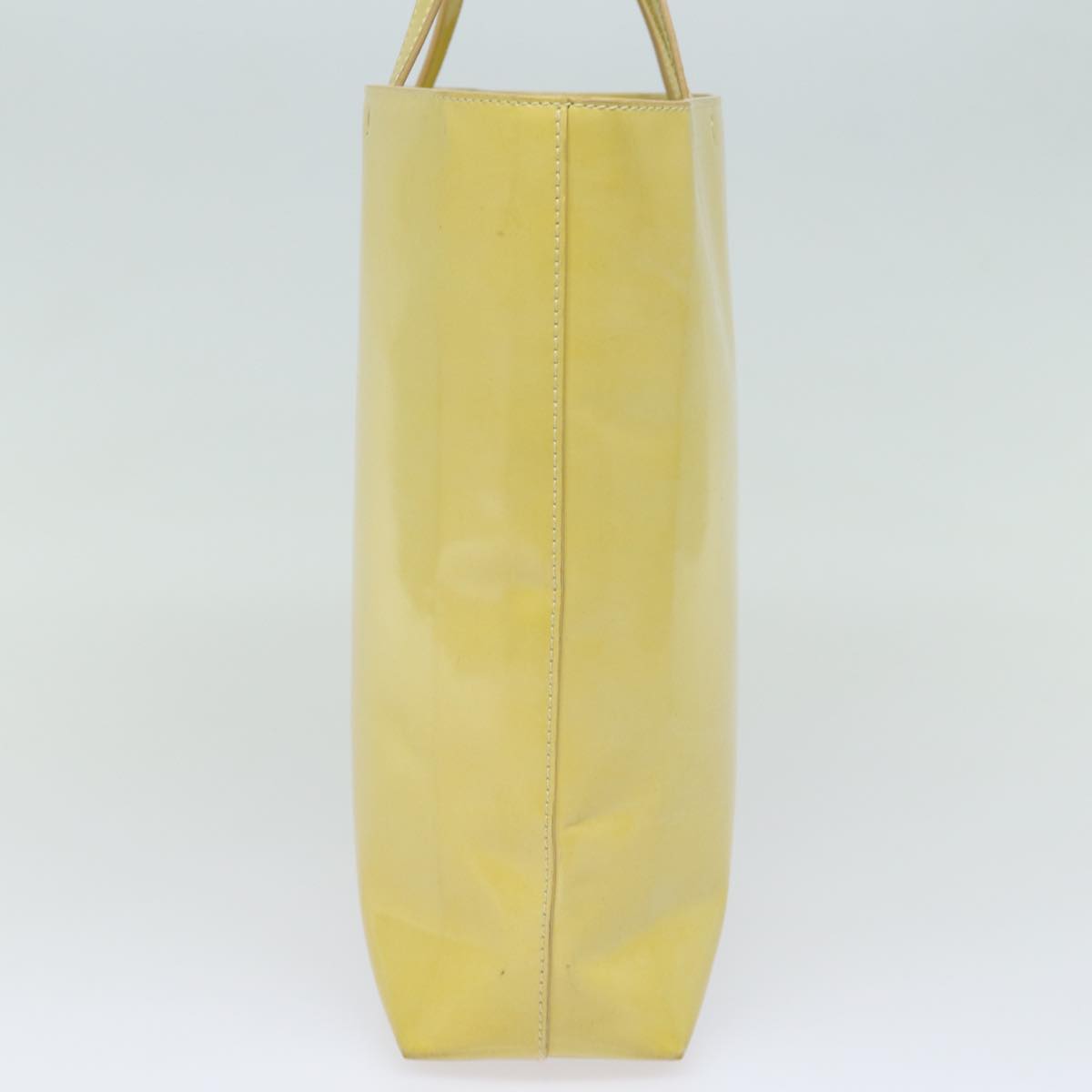 PRADA Hand Bag Patent leather Yellow  bs15609