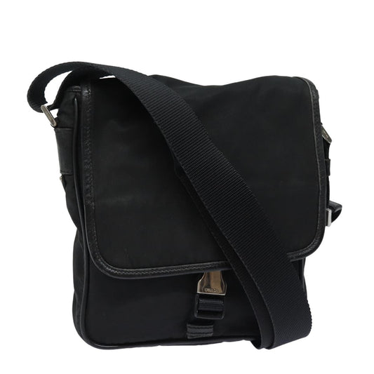 PRADA Shoulder Bag Nylon Black  bs15813