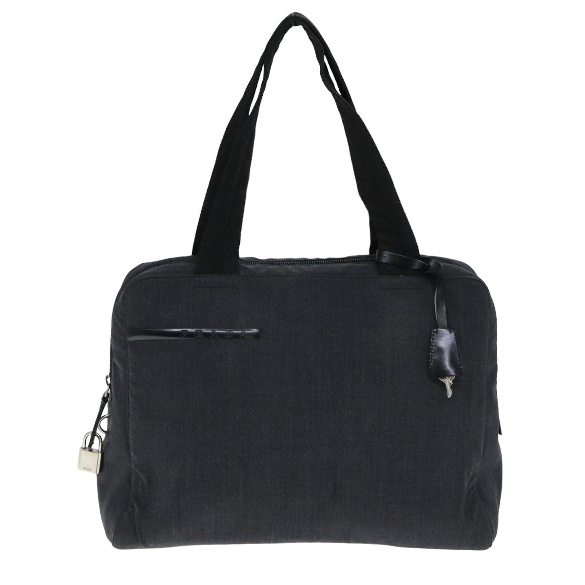 PRADA Sports Hand Bag Nylon Gray  bs15816