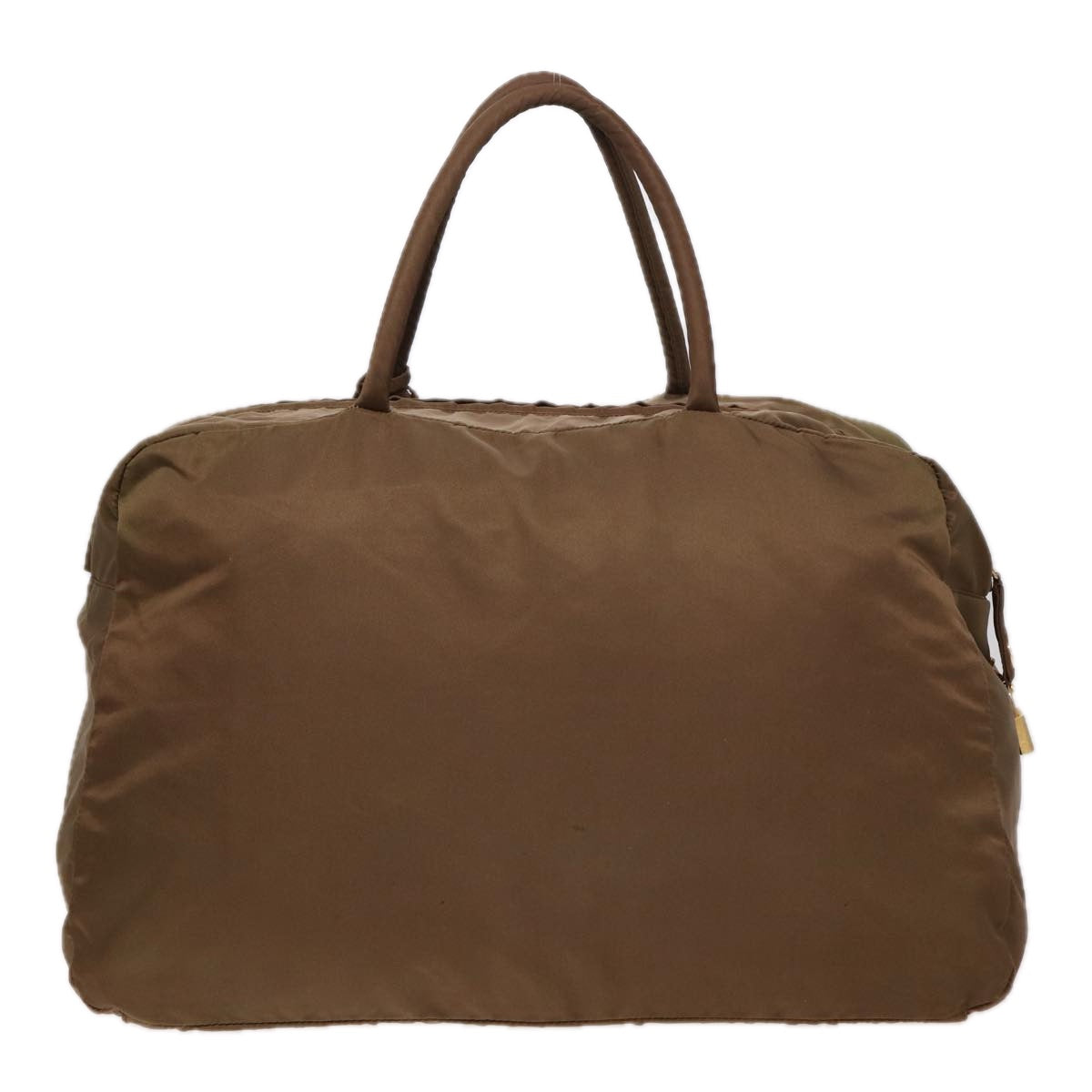 PRADA Boston Bag Nylon Khaki  bs15830