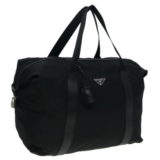 PRADA Boston Bag Nylon Black  bs15838