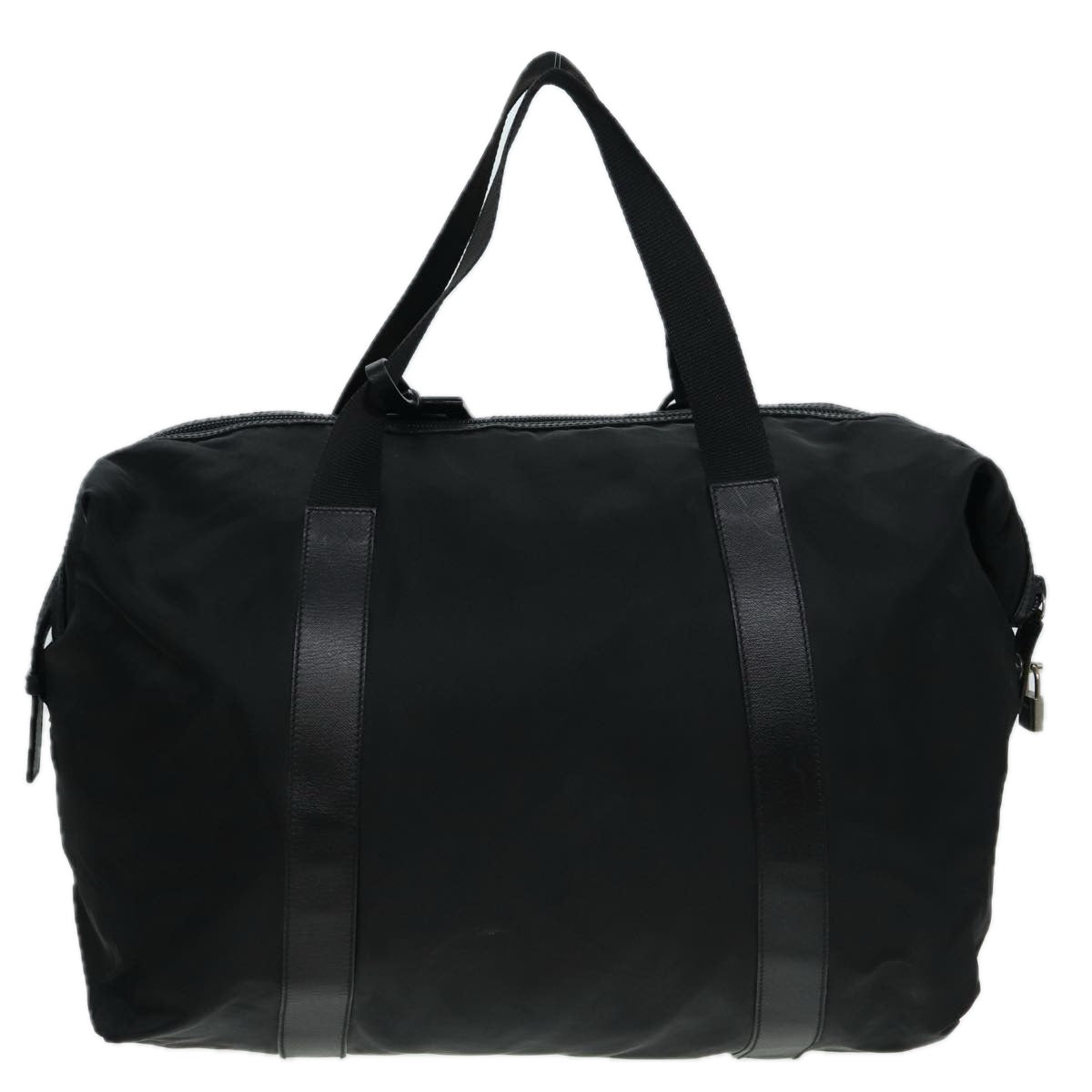 PRADA Boston Bag Nylon Black  bs15838