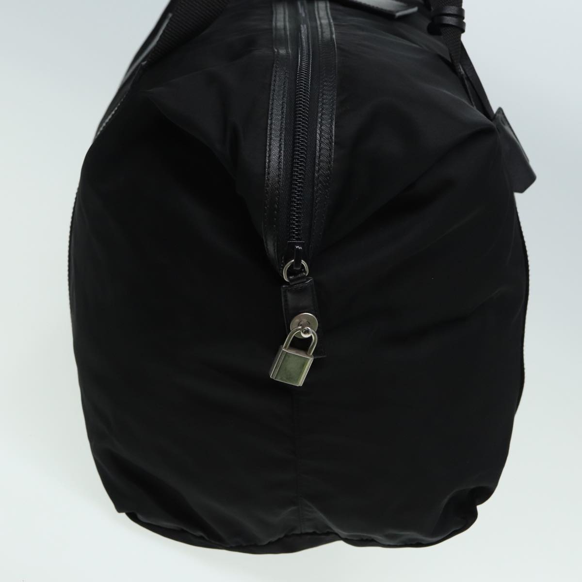 PRADA Boston Bag Nylon Black  bs15838