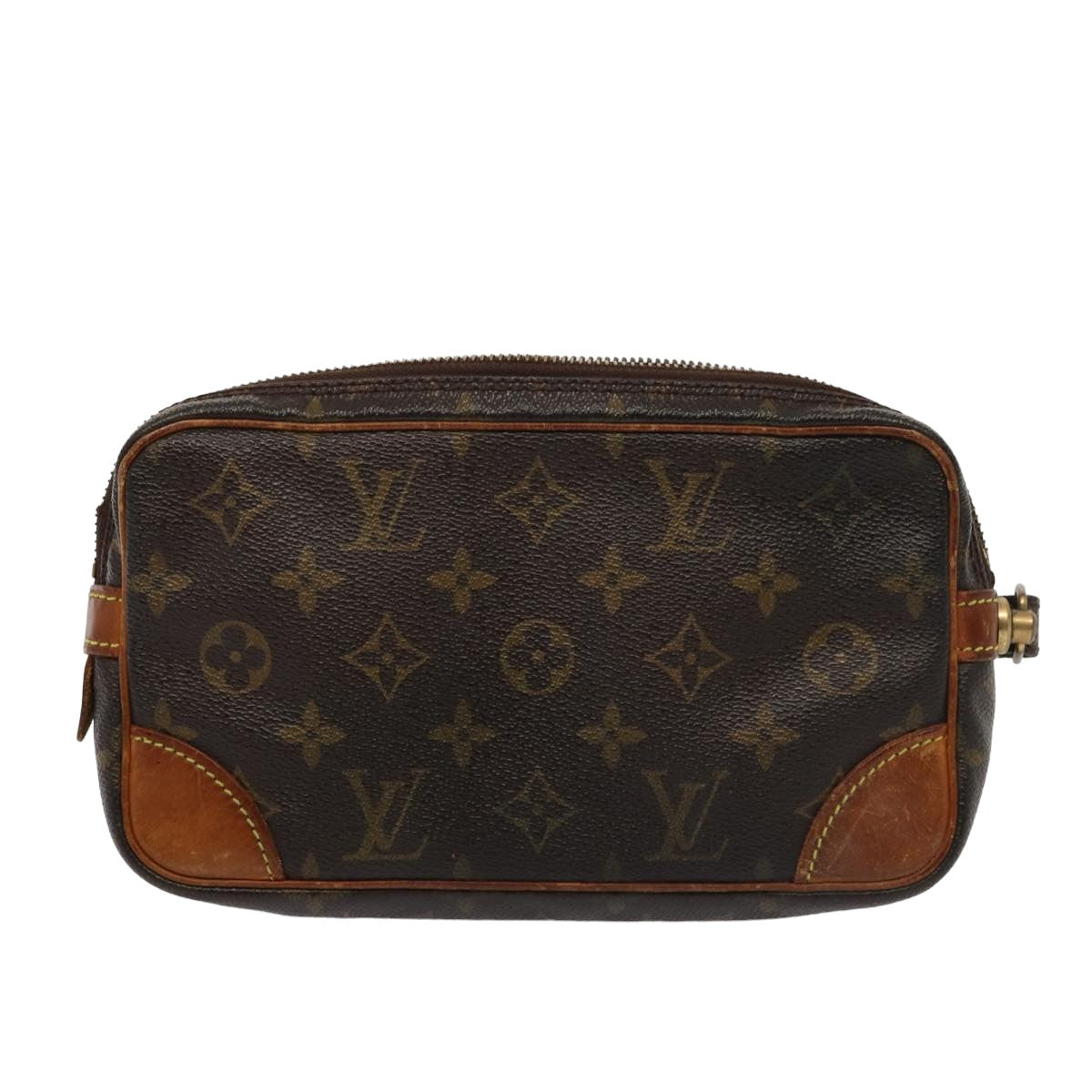 LOUIS VUITTON Monogram Marly Dragonne PM Clutch Bag M51827 LV bs15946
