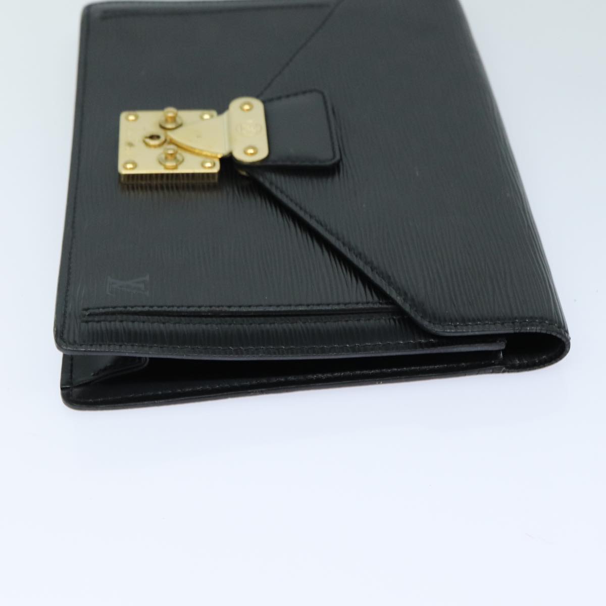 LOUIS VUITTON Epi Serie Dragonne Hand Bag Black Noir M52612 LV bs15975