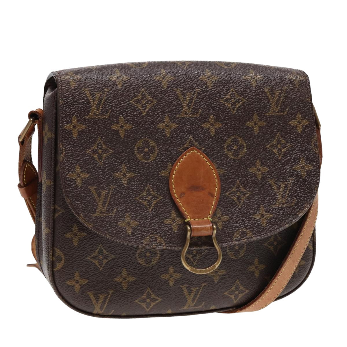 LOUIS VUITTON Monogram Saint Cloud GM Shoulder Bag M51242 LV bs15992