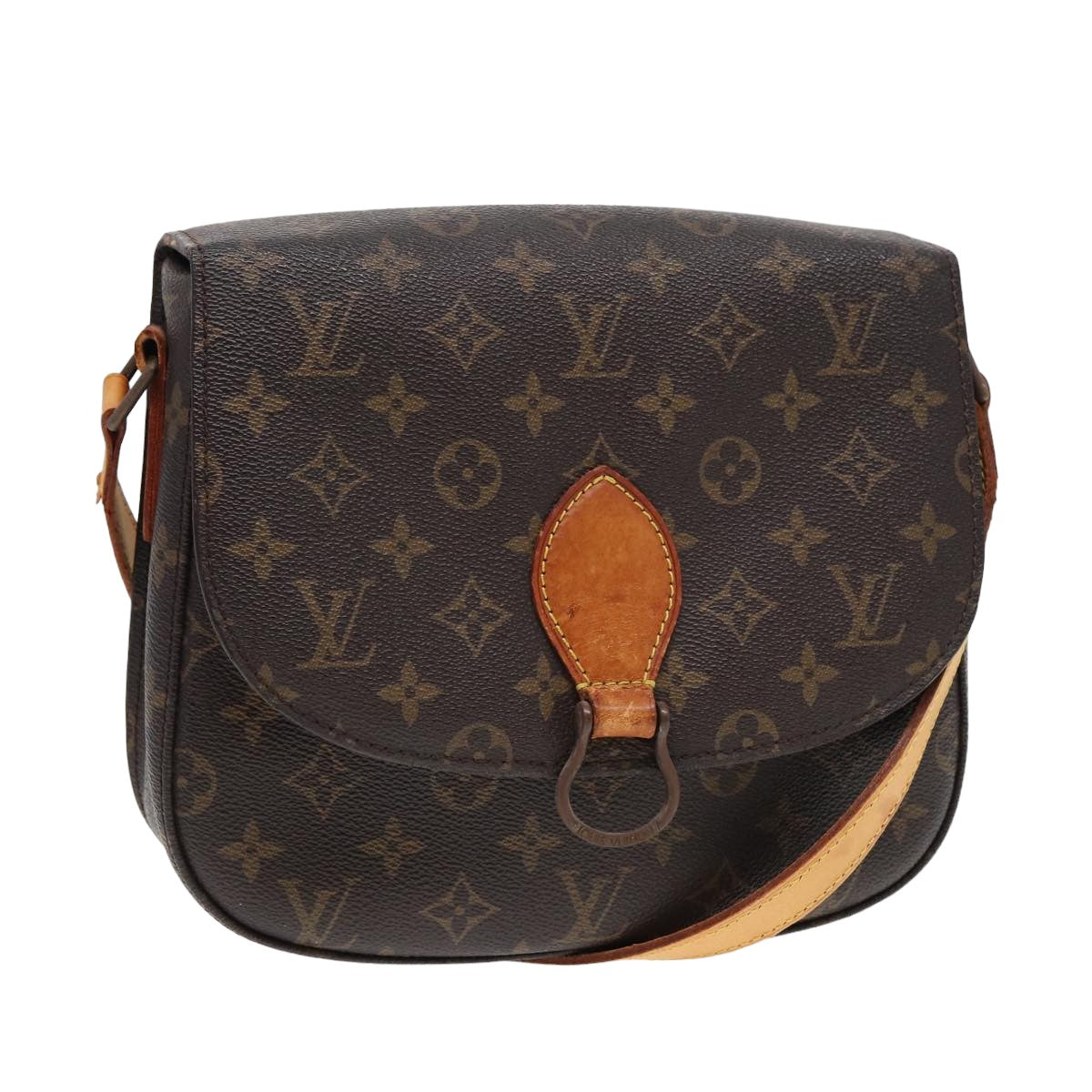 LOUIS VUITTON Monogram Saint Cloud GM Shoulder Bag M51242 LV bs15993