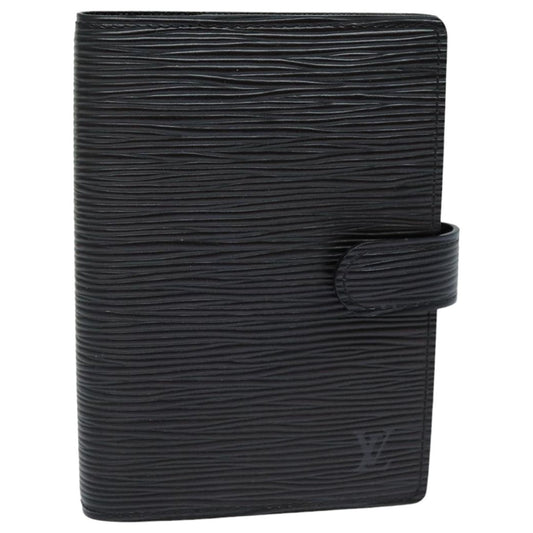 LOUIS VUITTON Epi Agenda PM Day Planner Cover Black R20052 LV bs16117