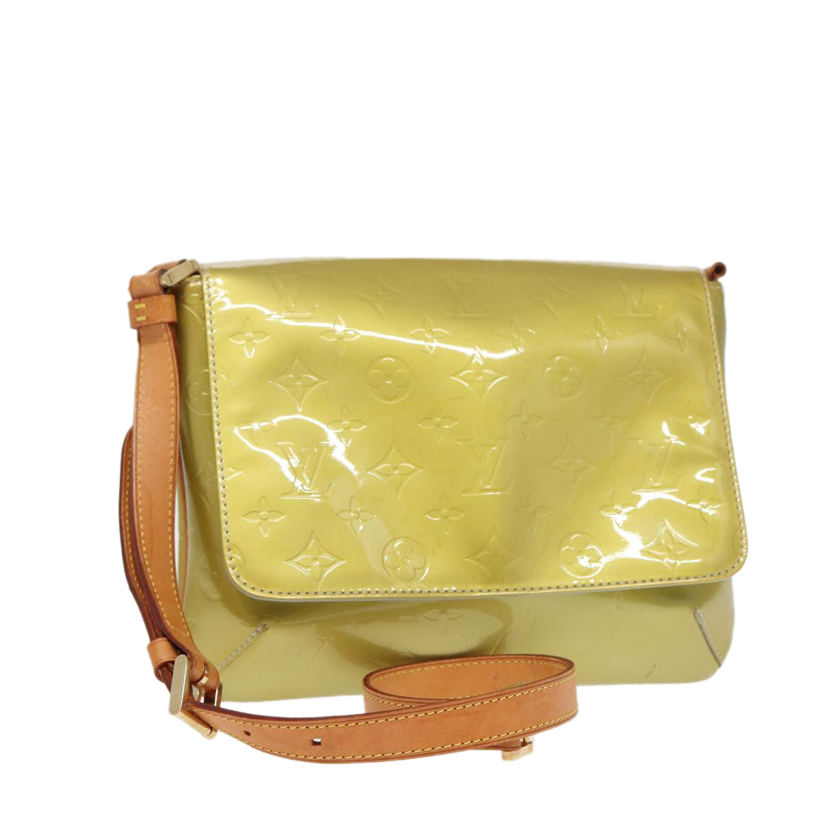 LOUIS VUITTON Monogram Vernis Thompson Street Bag Gris M91008 LV bs16120