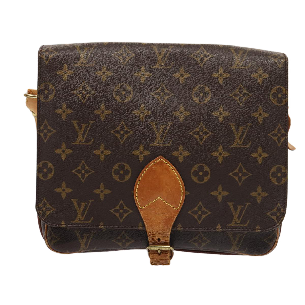 LOUIS VUITTON Monogram Cartouchiere GM Shoulder Bag M51252 LV bs16121
